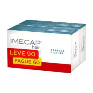 Imecap Hair Cabelos E Unhas Pague 60 E Leve 90 Cápsulas (CÓDIGO 21)