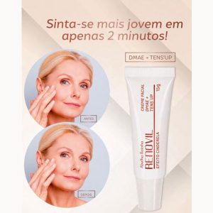 Toque Mágico Efeito Cinderela com DMAE e Tens Up RENOVIL Abelha Rainha 15g (CÓDIGO 38)