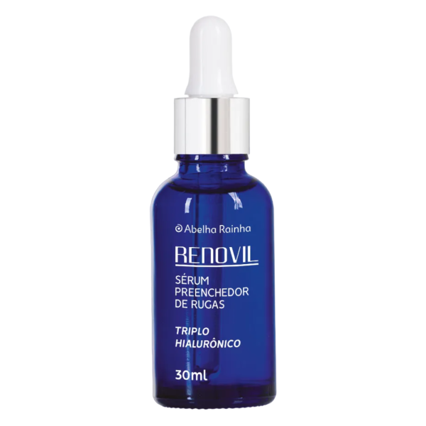 Sérum Preenchedor De Rugas Triplo Ácido Hialurônico RENOVIL Abelha Rainha 30ml (CÓDIGO 35)