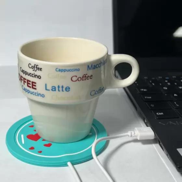 Aquecedor De Xícara Caneca Portátil Café Chá Entrada USB (CÓDIGO 30)
