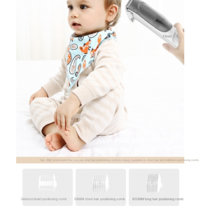Máquina De Cortar Cabelo Infantil À Prova D'água Silencioso Absorção Automática (CÓDIGO 58)