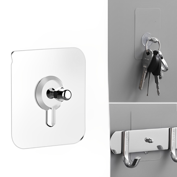 Kit Gancho de Parede Cabide Auto Adesivo Multiuso Para Fixar Quadro ou Utensílios (CÓDIGO 42)