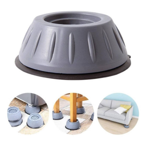 Kit 04 Suporte Pé Nivelador Anti-Ruído Máquina de Lavar (CÓDIGO 51)
